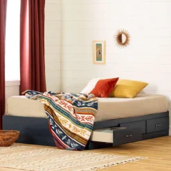 Meubles South Shore Full Bed with 3-Drawer Storage (54'') - South Shore