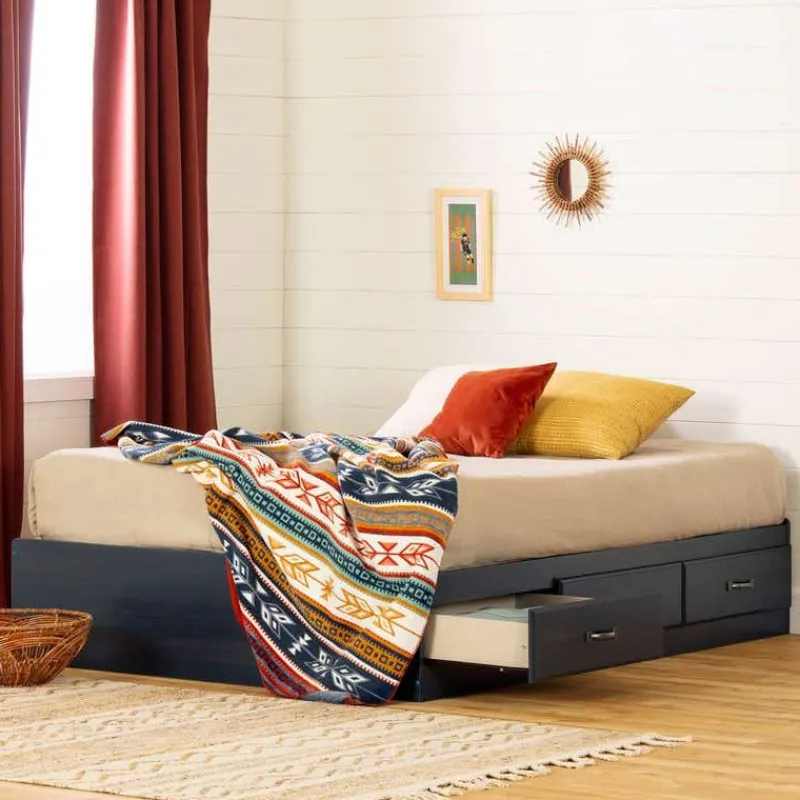 Meubles South Shore Full Bed with 3-Drawer Storage (54'') - South Shore