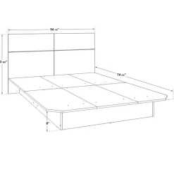 SUA-V Full Bed with Headboard (54