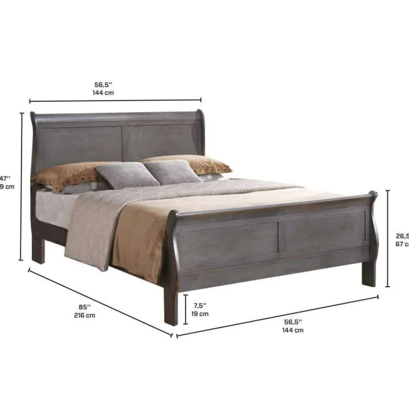 Full Bed with Headboard (54")