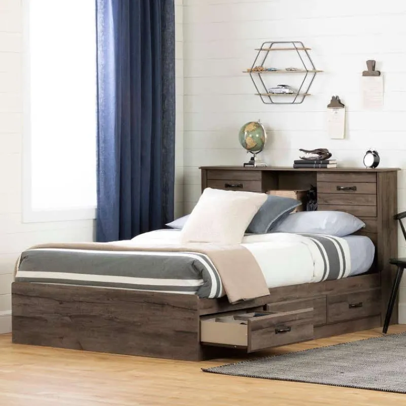 Meubles South Shore Full Bed with Headboard (54") - South Shore