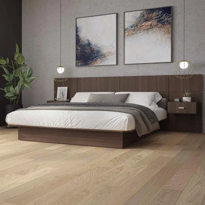 SUA-V Full Bed with Wall Units and Nightstands (54")
