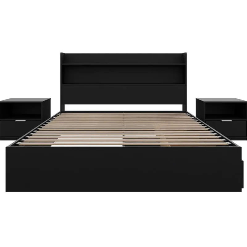 Nexera Full Bedroom Set with Storage (54") - 4pcs -