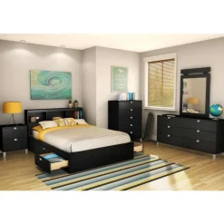 Meubles South Shore Full Bookcase Headboard (54'') - South Shore