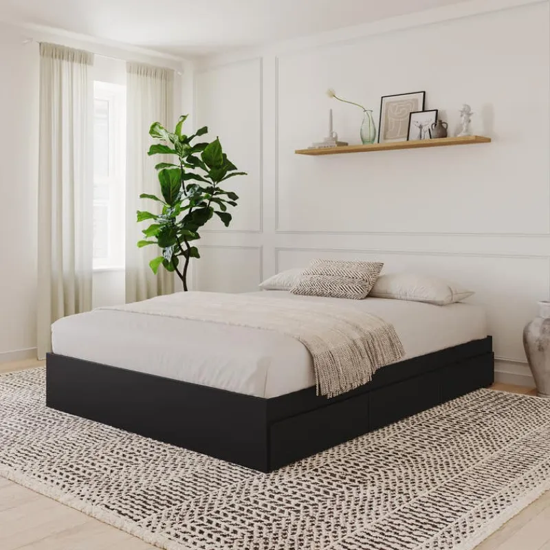 Nexera Full 3-Drawer Storage Bed (54") -
