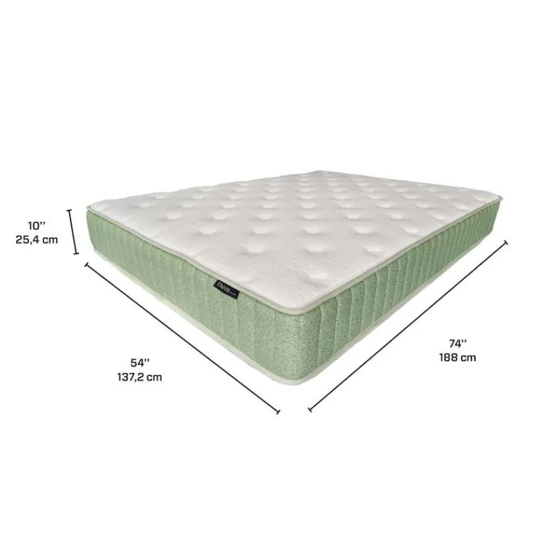 Full Firm Mattress-in-a-Box with Pocket Coils - 54"