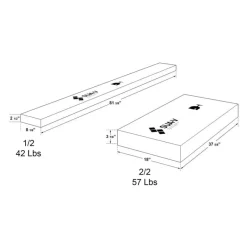 SUA-V Full Platform Bed (54'')