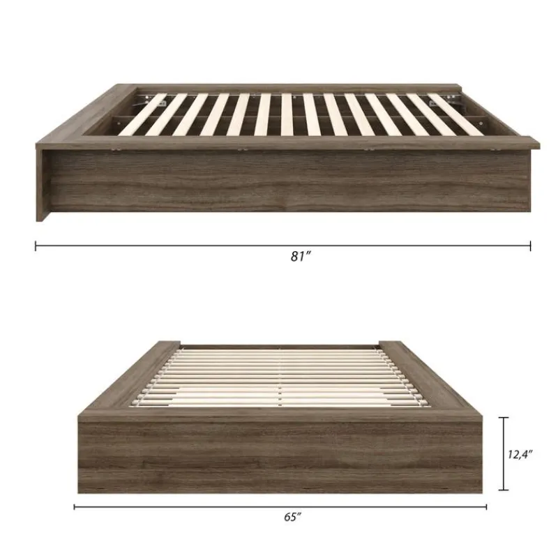 Nexera Full Platform Bed (54") -