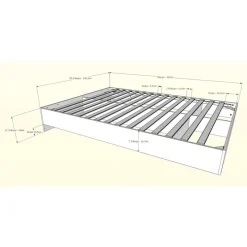 Nexera Full Platform Bed (54'') -