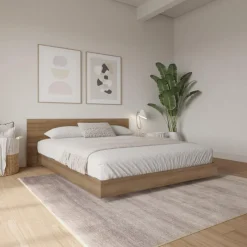Nexera Full Platform Bed with Headboard (54") -
