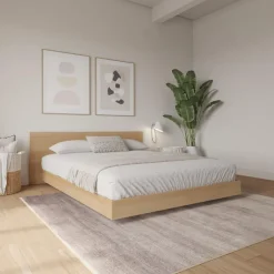 Nexera Full Platform Bed with Headboard (54