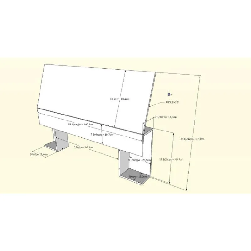 Nexera Full Size Panel Headboard, Ebony -
