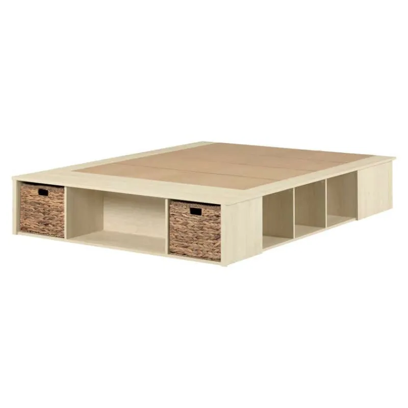 Meubles South Shore Full Storage Bed with Baskets (54") - South Shore