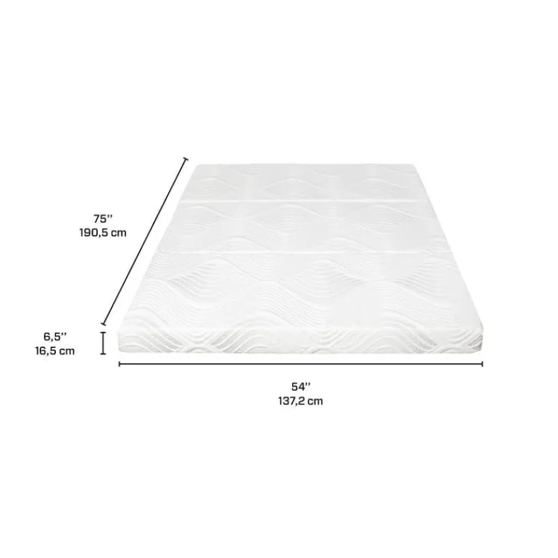 Dreamstar Full Tri-Fold Memory Foam Mattress - 54"
