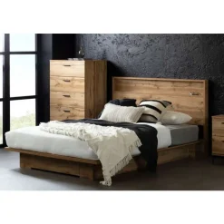Meubles South Shore Full/Queen Bed with 1-Drawer Storage and Headboard (54
