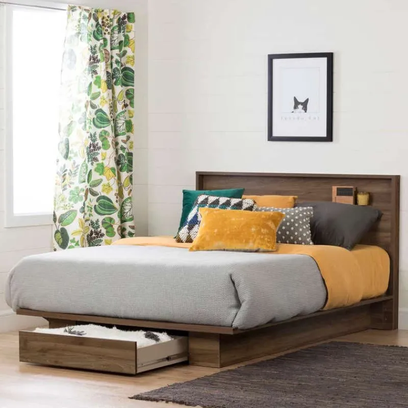 Meubles South Shore Full/Queen Bed with Headboard (54"/60") - South Shore