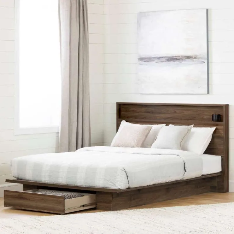 Meubles South Shore Full/Queen Bed with Headboard (54"/60") - South Shore