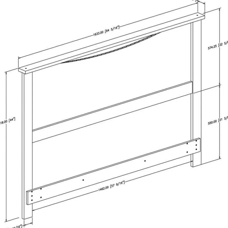 Meubles South Shore Full/Queen Headboard (54/60'') - South Shore