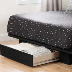 Meubles South Shore Full/Queen Platform Bed with 1-Drawer Storage (54