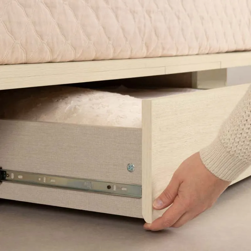 Meubles South Shore Full/Queen Platform Bed with 1-Drawer Storage (54"/60") - South Shore