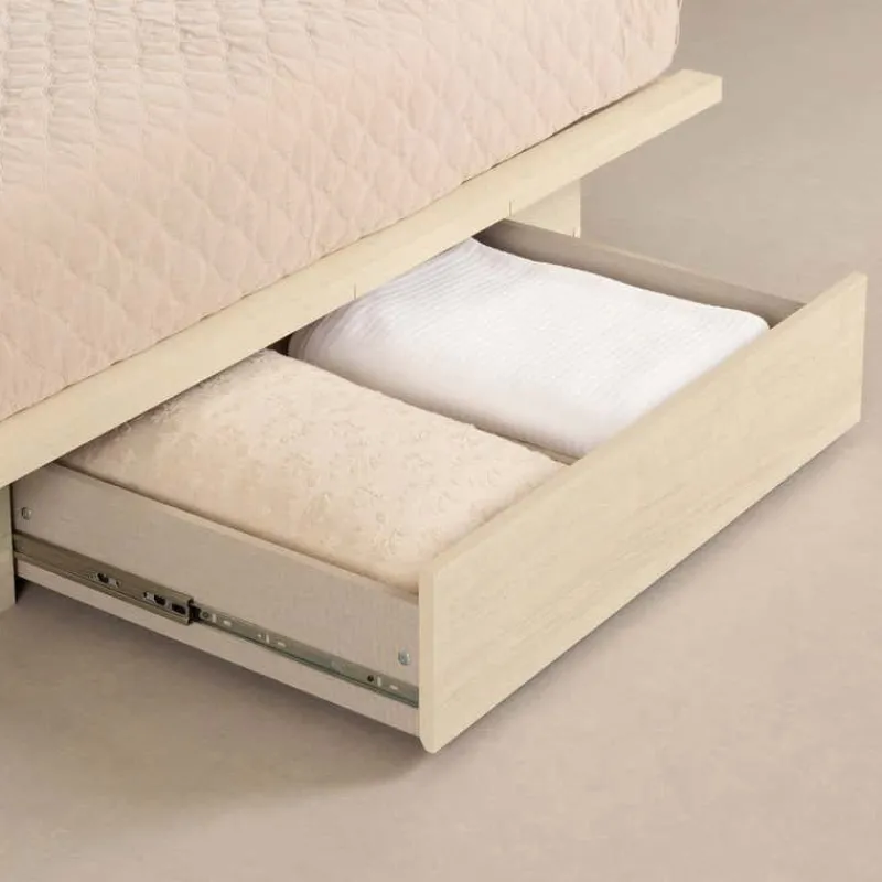 Meubles South Shore Full/Queen Platform Bed with 1-Drawer Storage (54"/60") - South Shore