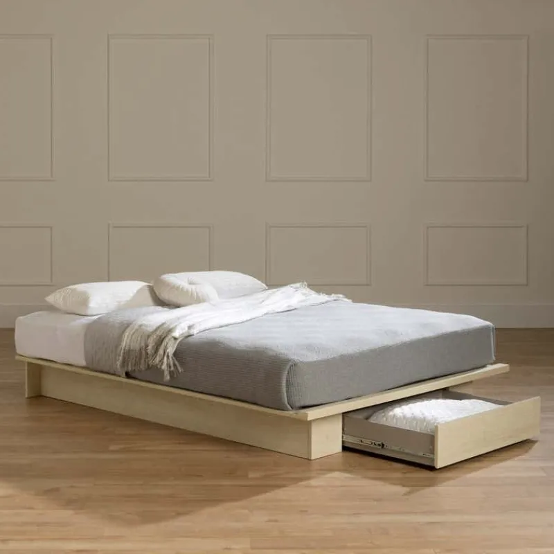 Meubles South Shore Full/Queen Platform Bed with 1-Drawer Storage (54"/60") - South Shore