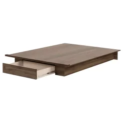 Meubles South Shore Full/Queen Platform Bed with 1-Drawer Storage (54
