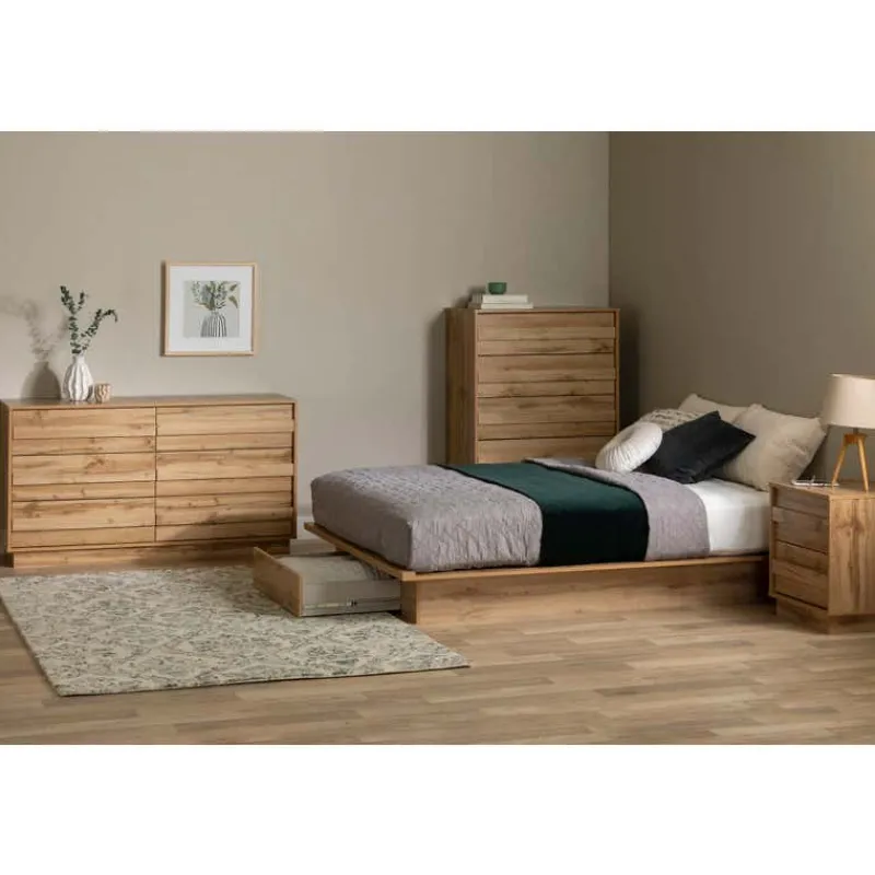 Meubles South Shore Full/Queen Platform Bed with 1-Drawer Storage (54"/60") - South Shore