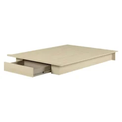 Meubles South Shore Full/Queen Platform Bed with 1-Drawer Storage (54"/60") - South Shore