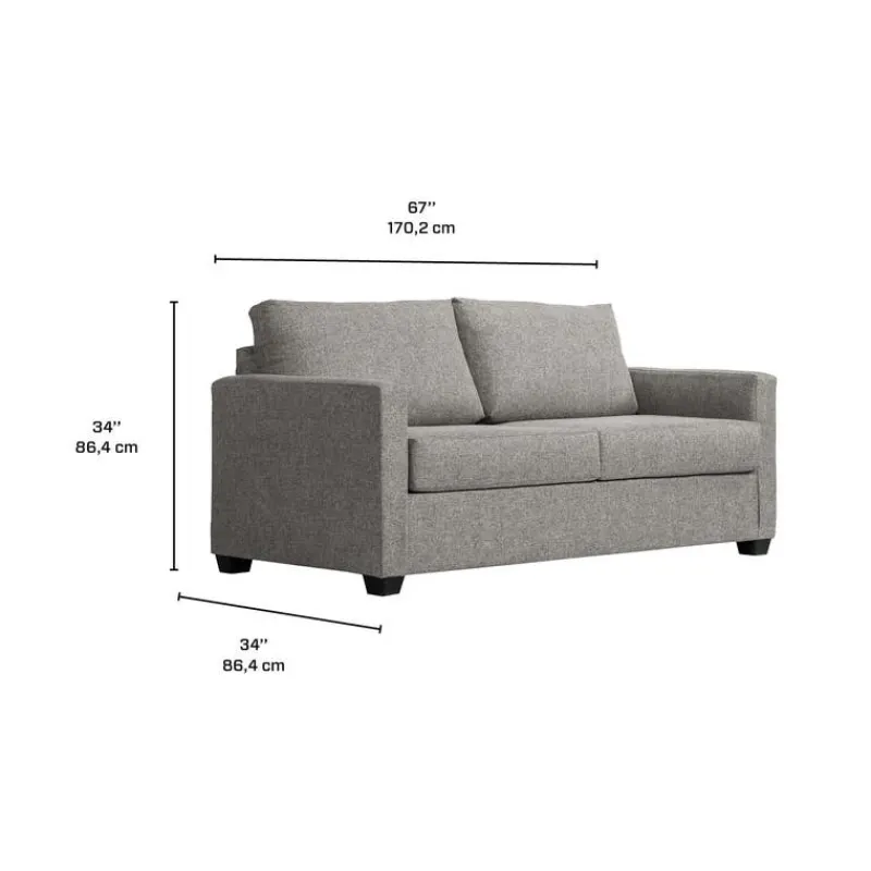 Libra Full-Size Sleeper Sofa - Taupee