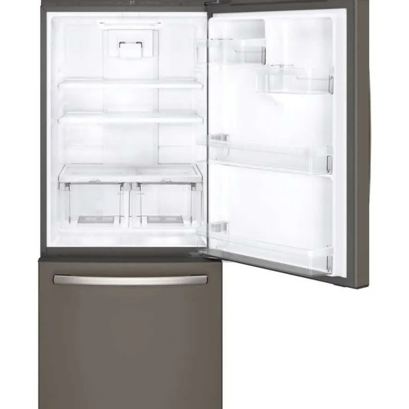 GE Appliances GE 20.9 Cu Ft 30 In Refrigerator Bottom Freezer - GDE21DMKES