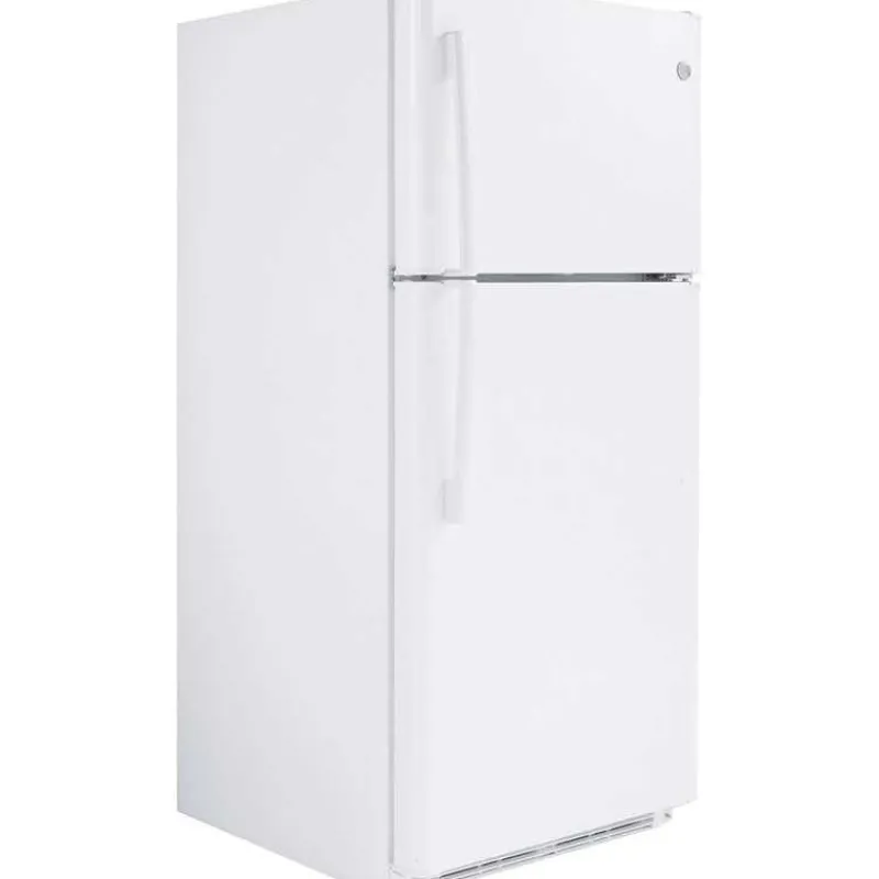 GE Appliances GE 18 Cu Ft 30 In Refrigerator Top Freezer - GTE18FTLKWW