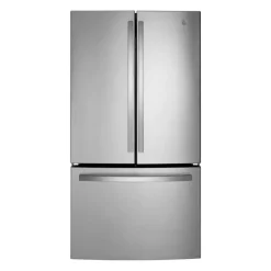 GE Appliances GE 21,9 Cu Ft 36 In Refrigerator Bottom Freezer, French door - GWE22JYMFS