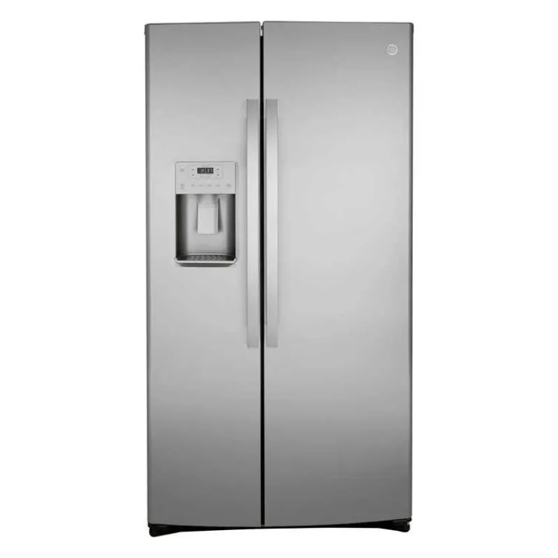 GE Appliances GE 25.1 Cu Ft 36 In Refrigerator Side by side - GSS25IYNFS