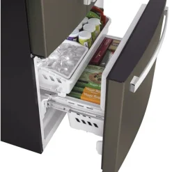 GE Appliances GE 18.6 Cu Ft 33 In Refrigerator Bottom Freezer - GWE19JMLES
