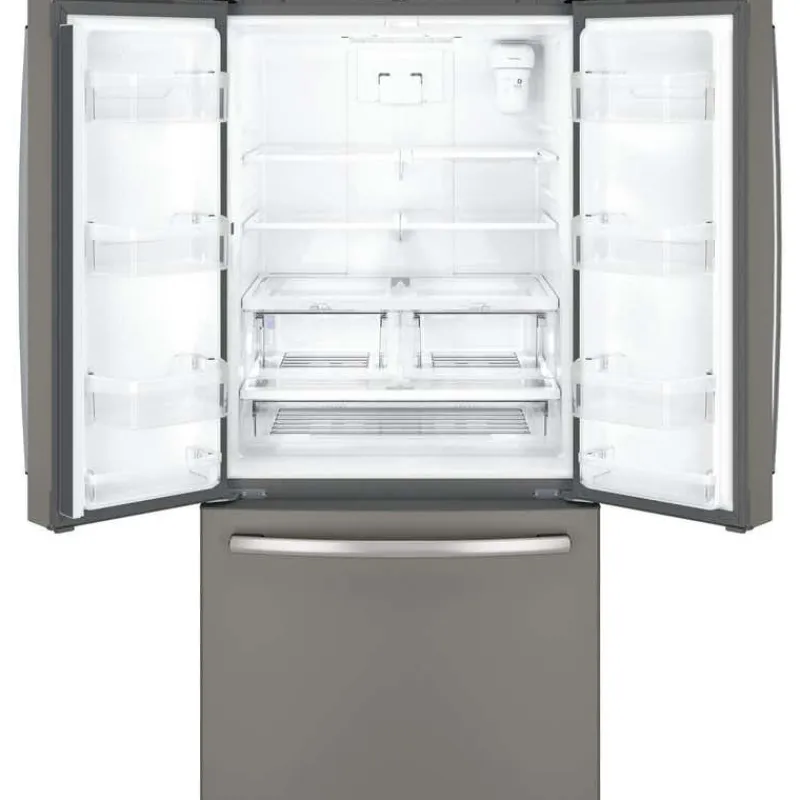 GE Appliances GE 18.6 Cu Ft 33 In Refrigerator Bottom Freezer - GWE19JMLES