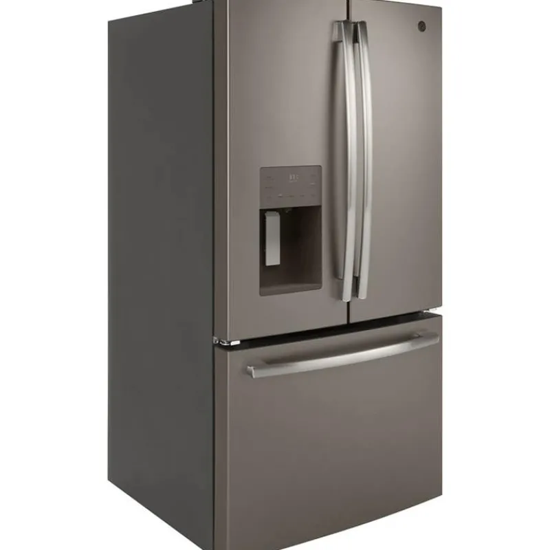 GE Appliances GE 25.5 Cu Ft 36 In Refrigerator Bottom Freezer, French door - GFE26JMMES