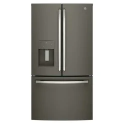 GE Appliances GE 25.5 Cu Ft 36 In Refrigerator Bottom Freezer, French door - GFE26JMMES