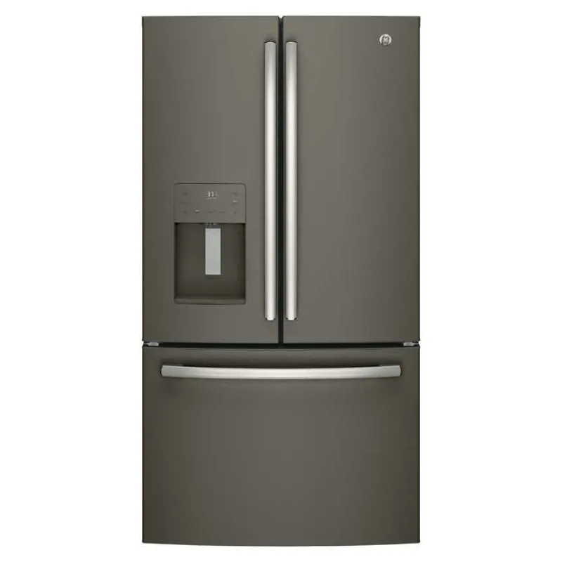 GE Appliances GE 25.5 Cu Ft 36 In Refrigerator Bottom Freezer, French door - GFE26JMMES