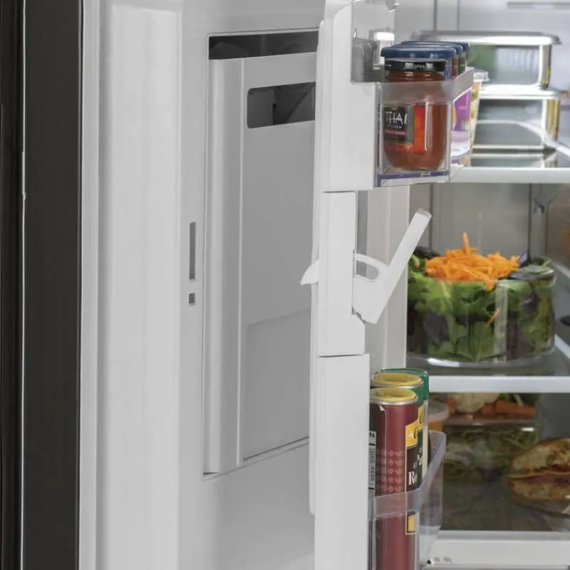 GE Appliances GE 26.7 Cu Ft 36 In Refrigerator Bottom Freezer, French door - GNE27JGMWW