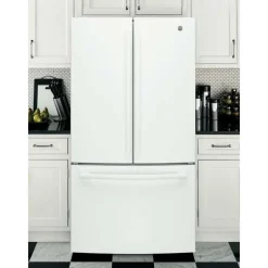 GE Appliances GE 26.7 Cu Ft 36 In Refrigerator Bottom Freezer, French door - GNE27JGMWW