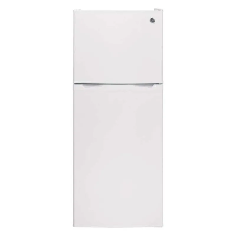 GE Appliances GE 11.6 Cu Ft 24 In Refrigerator Top Freezer - GPE12FGKWW