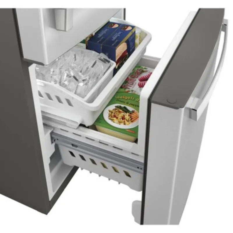 GE Appliances GE 21 Cu Ft 30 In Refrigerator Bottom Freezer - GDE21EYKFS