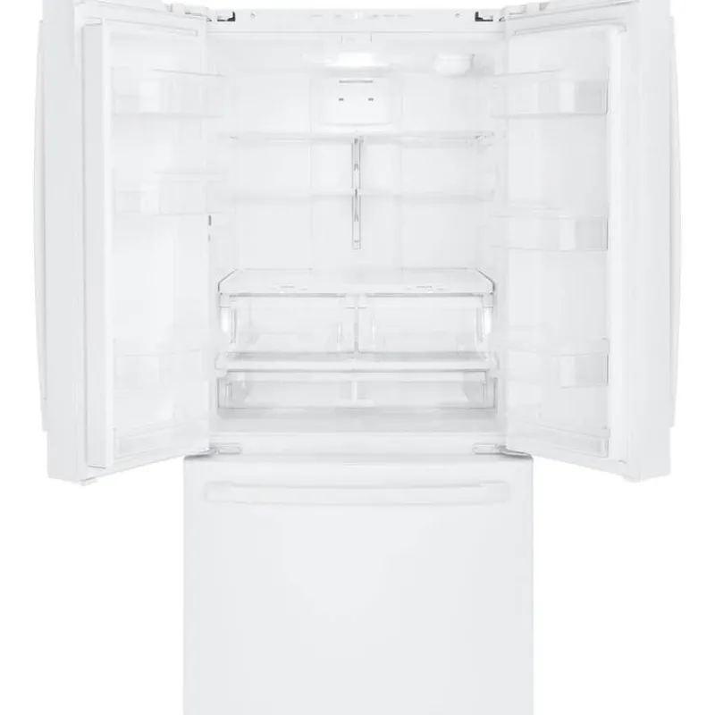 GE Appliances GE 18.6 Cu Ft 33 In Refrigerator Bottom Freezer - GWE19JGLWW