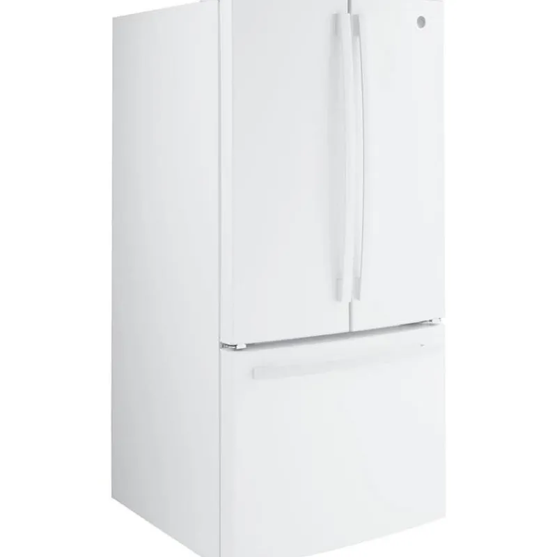 GE Appliances GE 18.6 Cu Ft 33 In Refrigerator Bottom Freezer - GWE19JGLWW