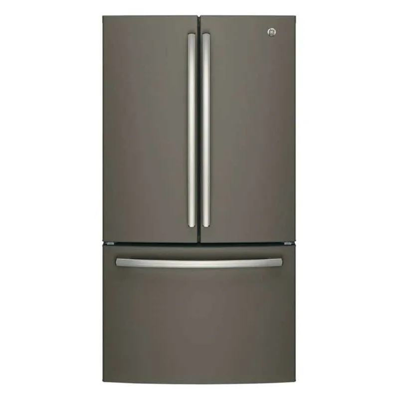 GE Appliances GE 27 Cu Ft 36 In Refrigerator Bottom Freezer, French door - GNE27JMMES