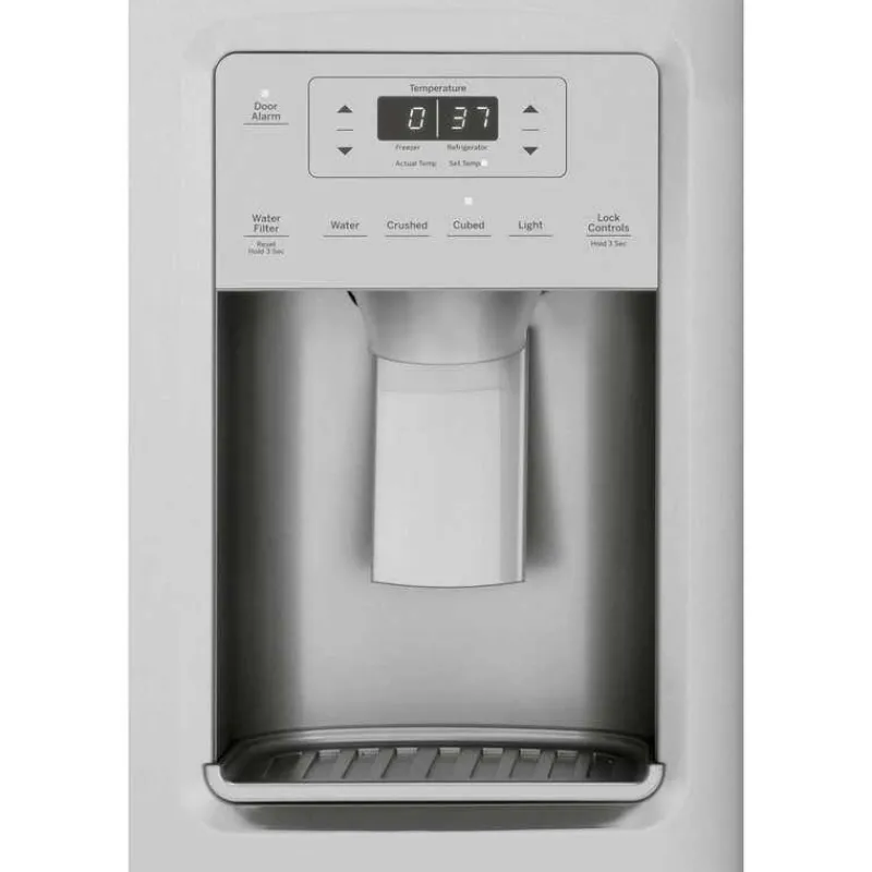 GE Appliances GE 21.8 Cu Ft 36 In Refrigerator Side by side - GZS22IYNFS