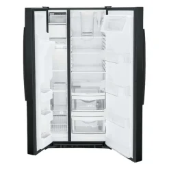 GE Appliances GE 23.2 Cu Ft 33 In Refrigerator Side by side - GSS23GGPBB