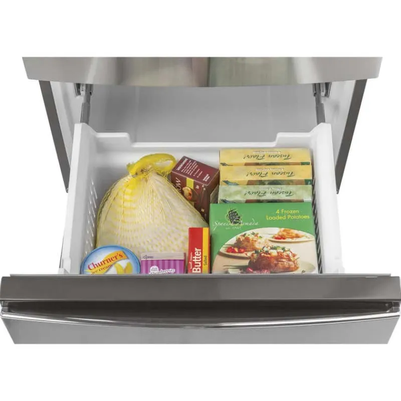 GE Appliances GE 11.9 Cu Ft 24 In Refrigerator Bottom Freezer - GLE12HSPSS