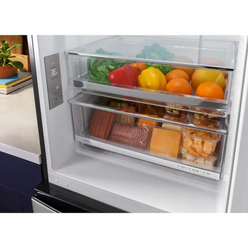 GE Appliances GE 11.9 Cu Ft 24 In Refrigerator Bottom Freezer - GLE12HSPSS